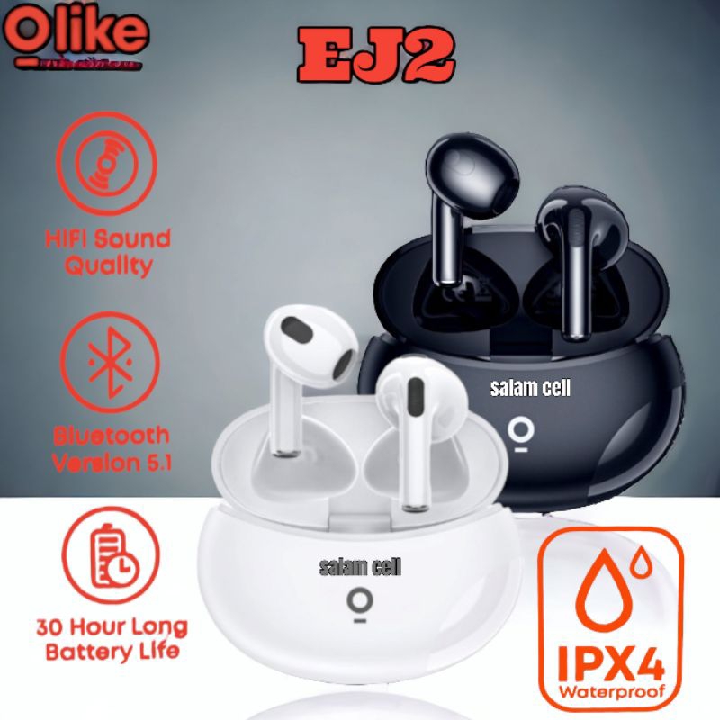 Tws OLIKE EJ2 Headset Bluetooth Anti air ipx4 Original