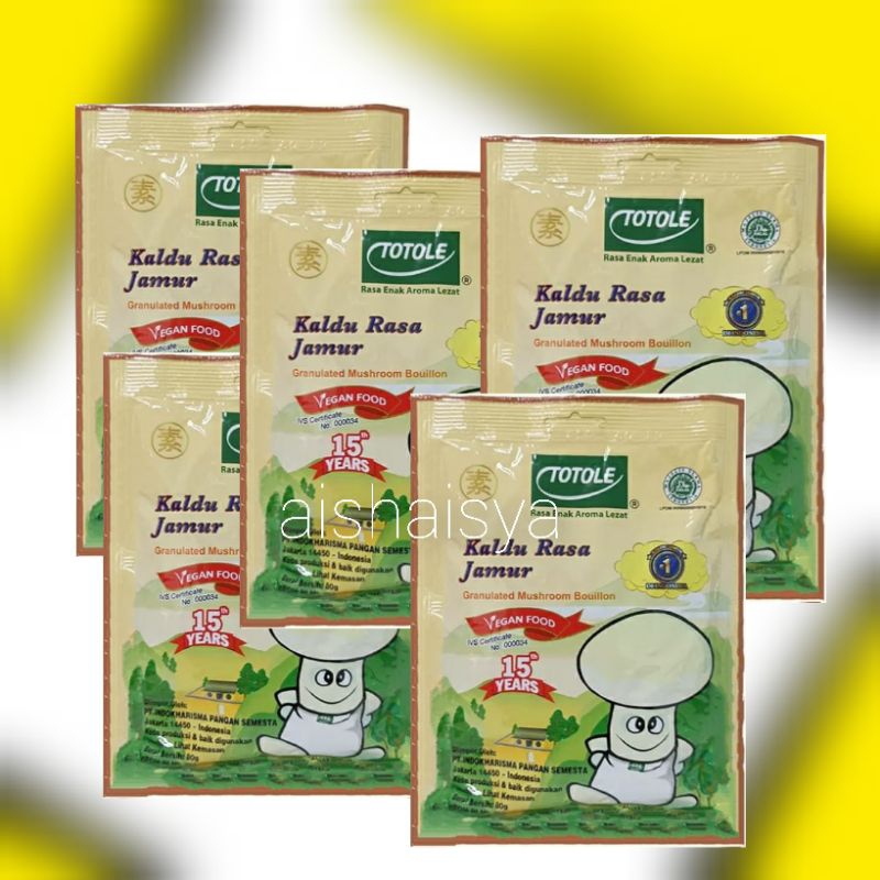 

Totole Kaldu Jamur 80gr Halal MPASI