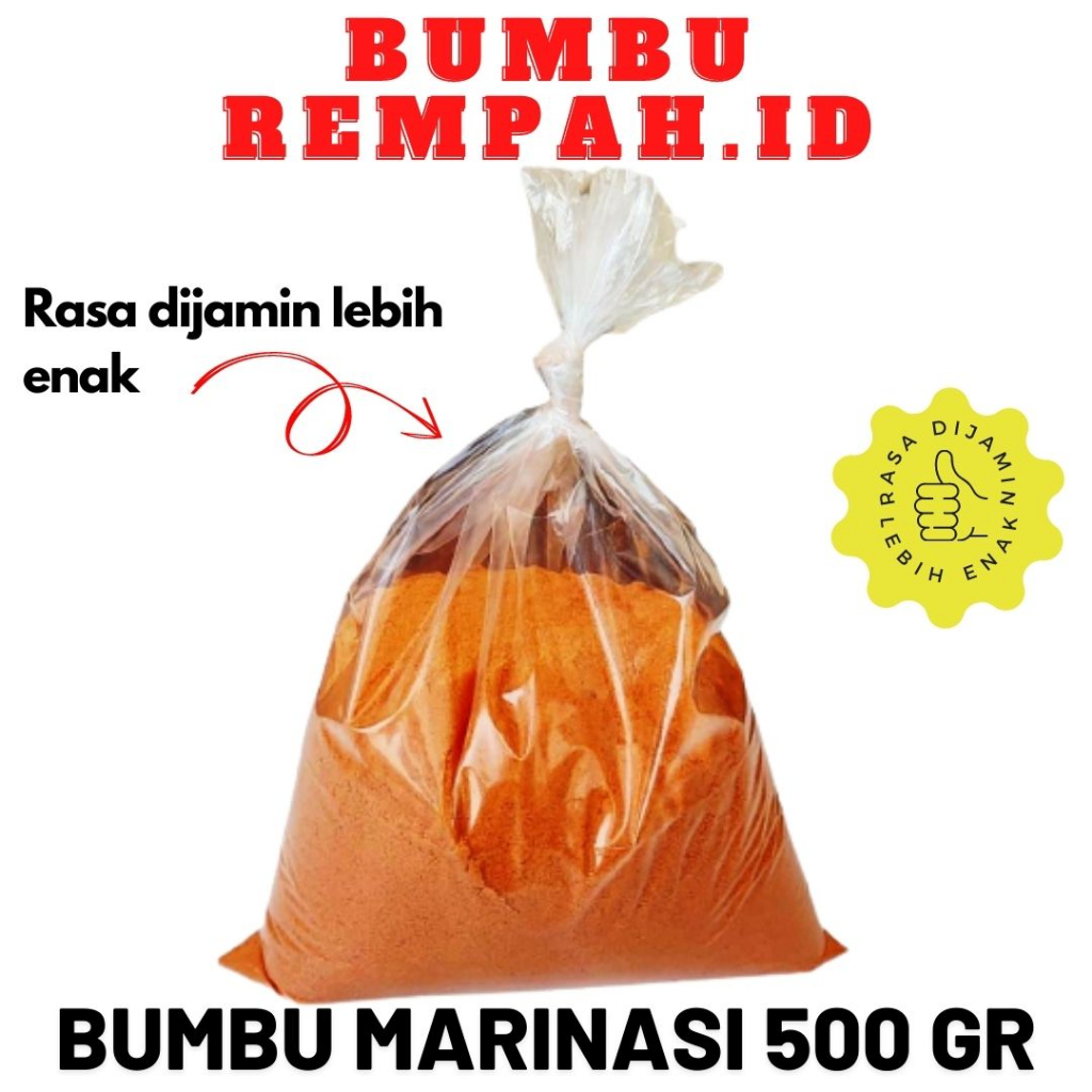 

Bumbu Marinasi Premium Fried Chicken Ayam Crispy 500 gram (Bisa Untuk 25 Kg Ayam) rasa marinasi daging ayam mirip Top Brand Fried Chicken