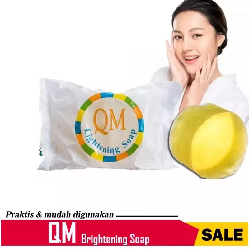 GRATIS ONGKIR COD MEDAN TERMURAH SABUN WAJAH QM BRIGHTENING SOAP/ANTISEPTIC BODY SOAP / GLOWING