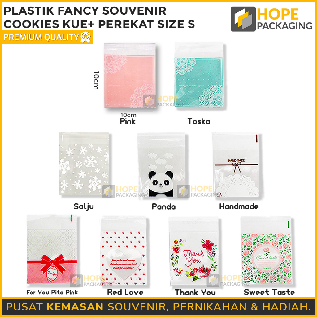 

[Harga / 20 pcs] Kemasan Plastik Opp Fancy Size S : 10x10cm / Souvenir Cookies + Perekat / Plastik Kue nastar Motif Handmade Renda/ Souvenir Mooncake / Plastik Kue Bolu