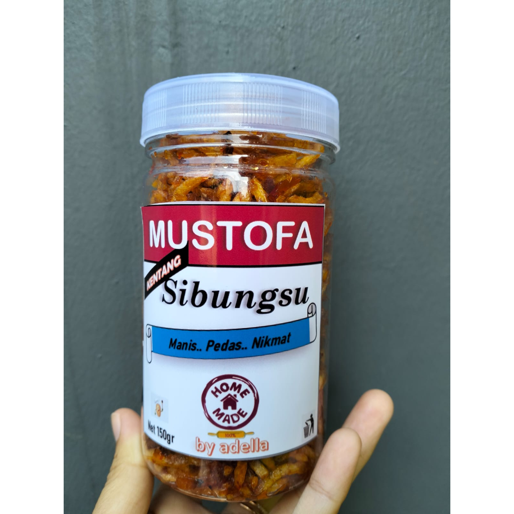 

Kentang Mustofa 150 Gram (Cita Rasa yummi Balado Manis Pedas Nikmat)