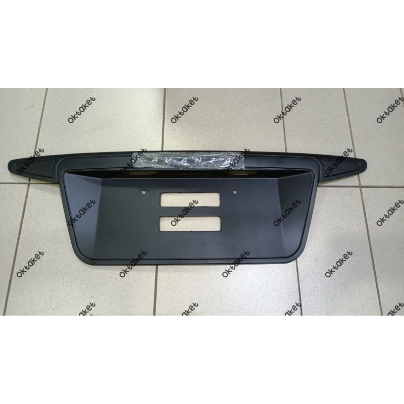 ornament / dudukan plat nomor Hitam Avanza Lama &amp; Xenia Old 2005 2007 2009 2011