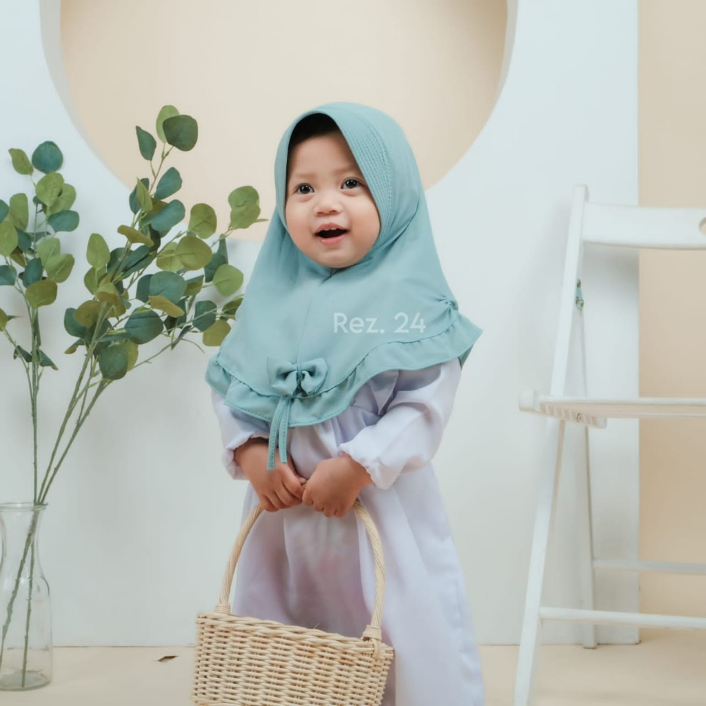 HIJAB INSTAN BABY PITA USIA NEW BORN - 2 TAHUN