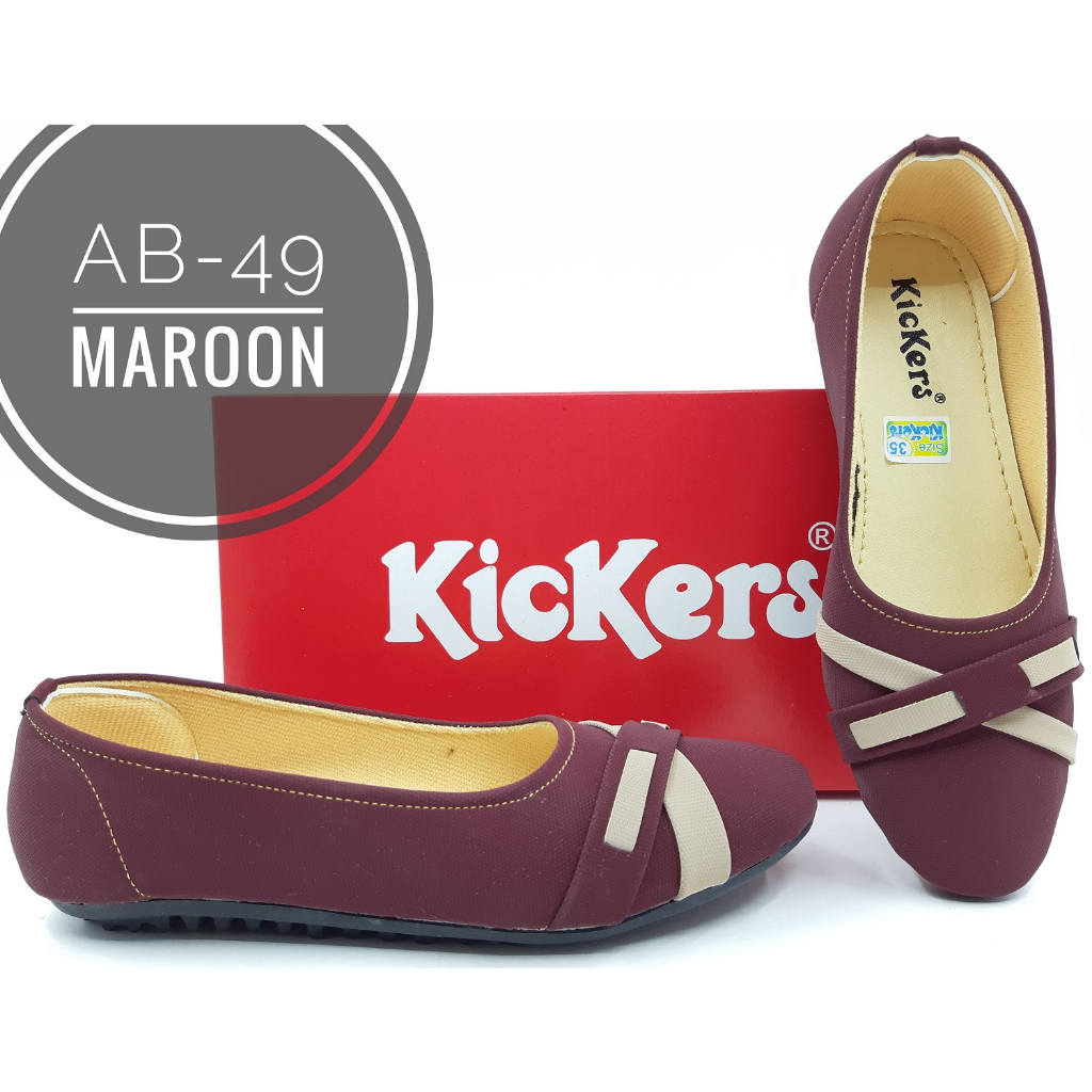 Sepatu Kickers Anak Perempuan Flat Shoes Kode AB-49