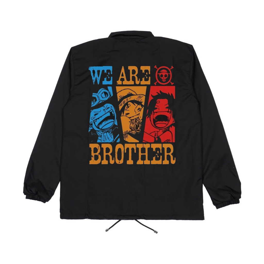 Coach Jaket Anime One Piece - Jaket Animasi - Jaket Windbreaker Anime One Piece