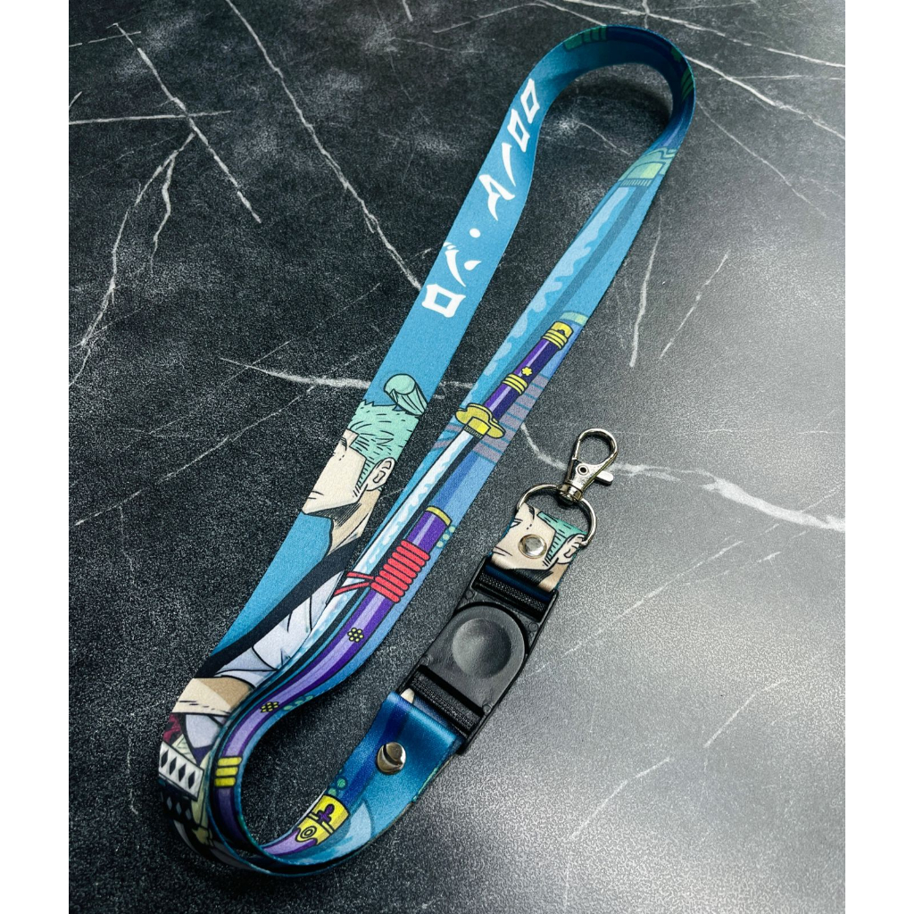 Lanyard Zorojuro Wano Anime Manga One Piece Fullprint Premium Unisex