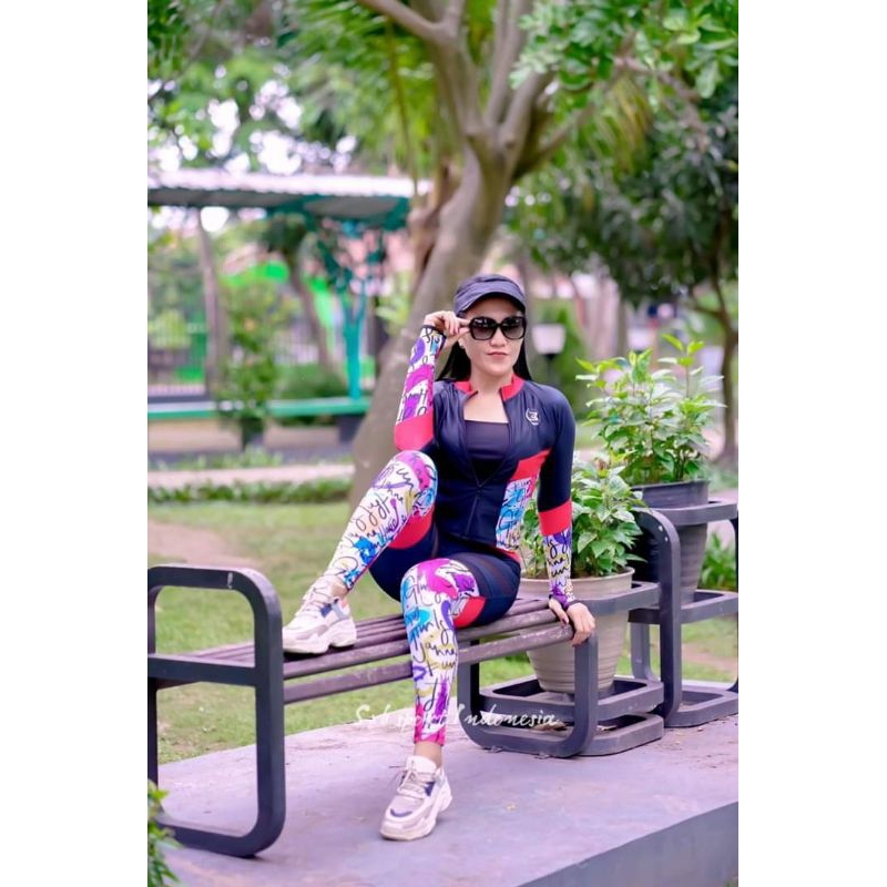 SXB SPORT-SETELAN SENAM AEROBIC WANITA  TERBARU BAHAN IMPORT ORI SXB SPORT INDONESIA
