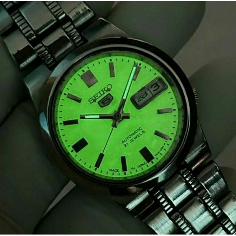 SEIKO 5 21J REF. 7S26-0070 Circa 2000 FULL LUME