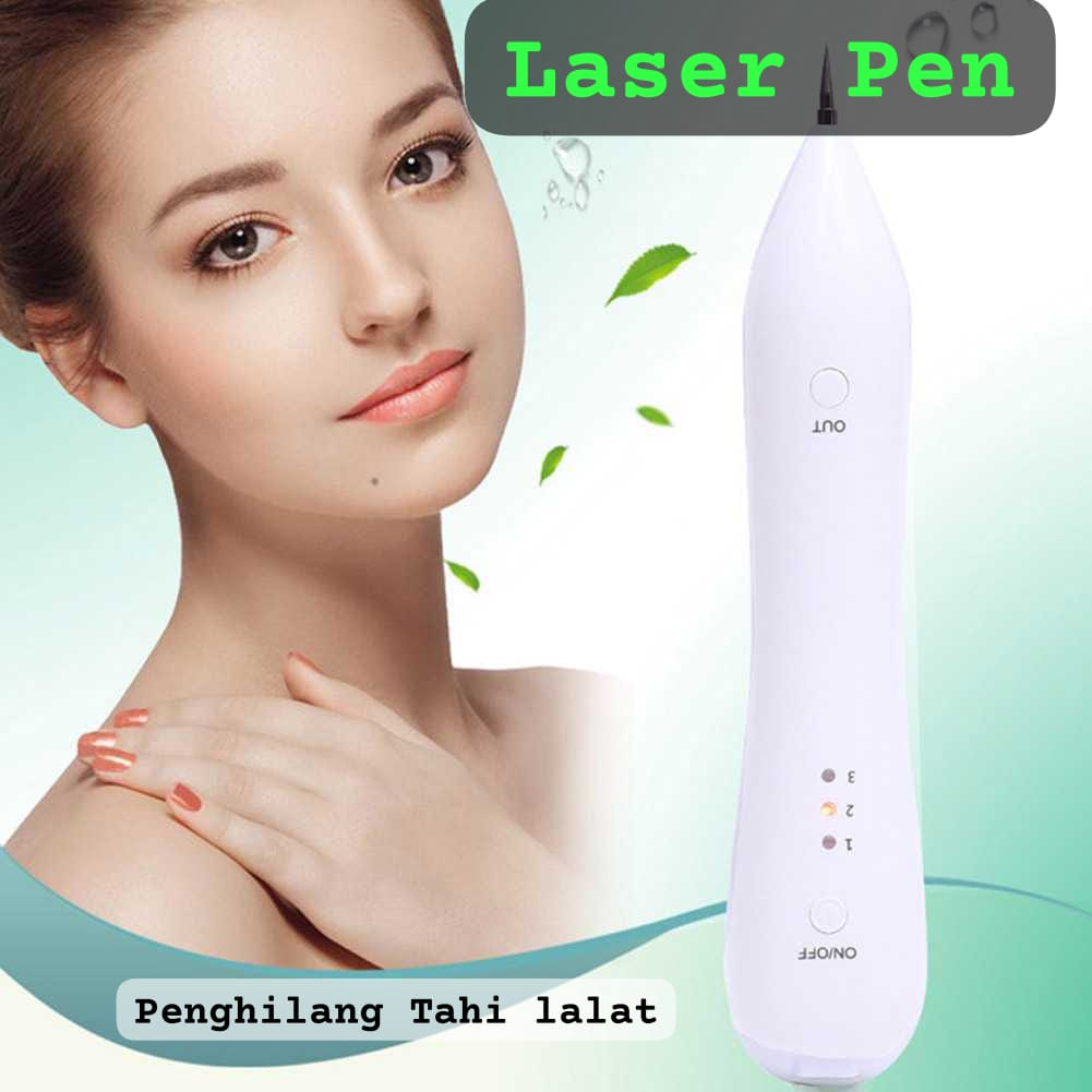 ALAT LASER PENGHILANG TAI LALAT FLEK HITAM USB LASER PEN PENGHILANG TAILALAT TATO DRAK SPOT REMOVER