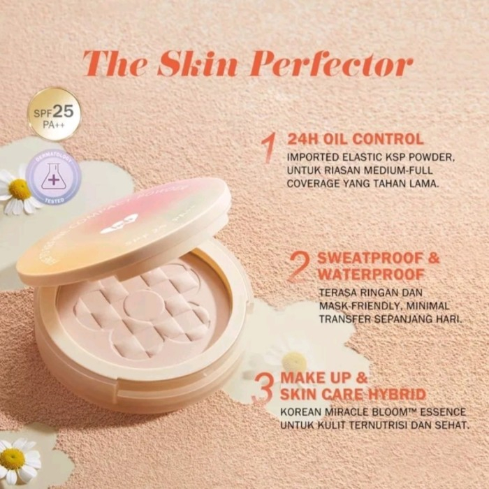 BARENBLISS KOREAN BLOOMATTE FINE TO REFINE COMPACT POWDER SPF 25 PA+++