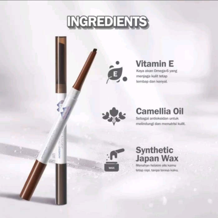 BARENBLISS MAKE ME CLASSY EYEBROW PENSIL ALIS KOREA NATURAL TAHAN LAMA