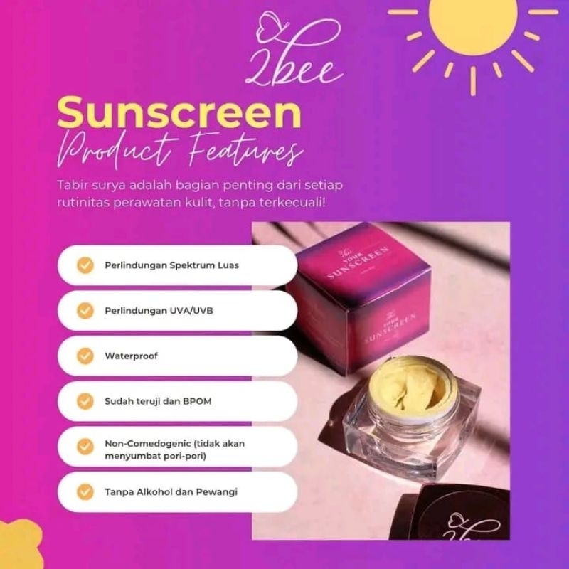 2bee your Sunscreen