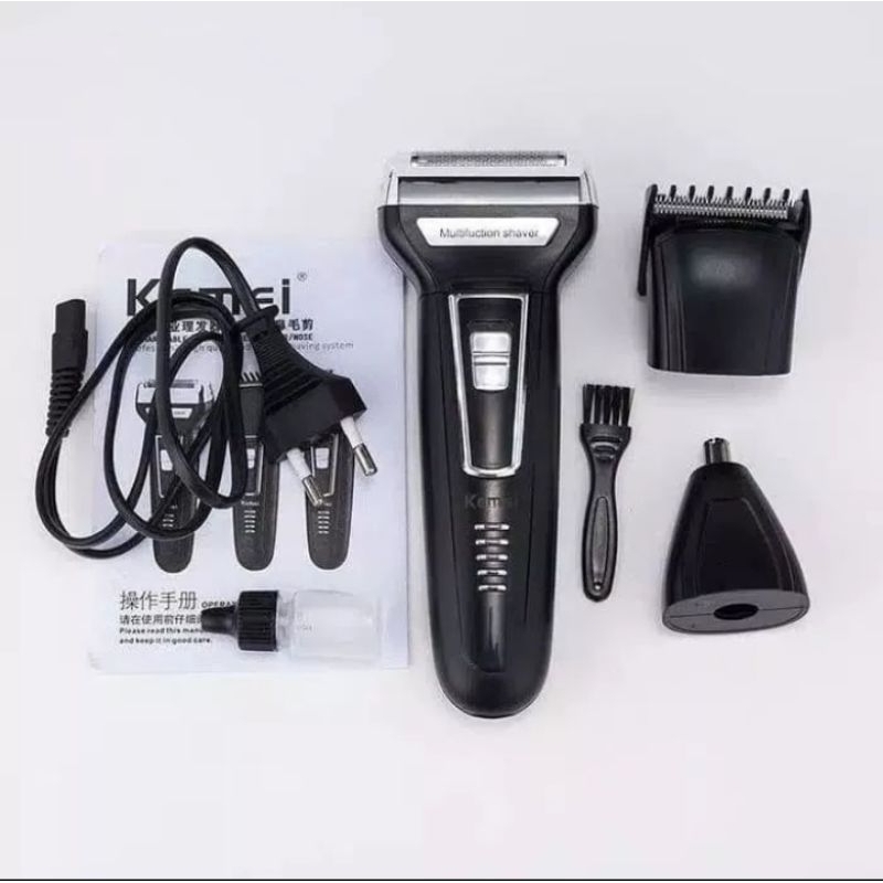 BISA COD New Item Mesin alat Cukur Rambut Kemei KM-1419 &amp; KM 6558 Clipper 3in1 Hair Clipper