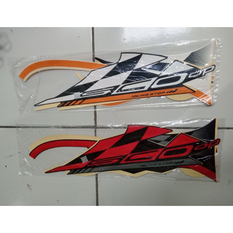 Striping Lis Bodi Honda Scoopy Sporty 2018