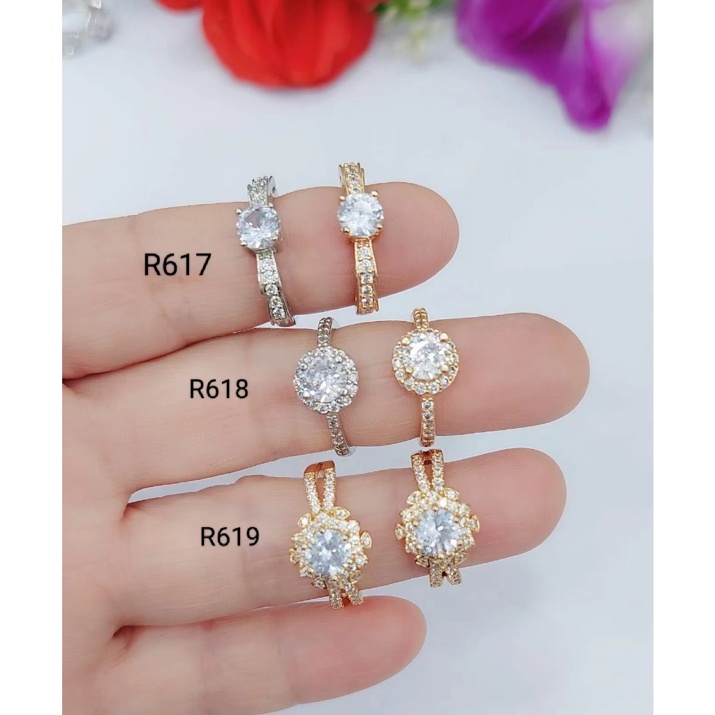 Cincin Xuping Permata Full Perhiasan Wanita R617 618 619