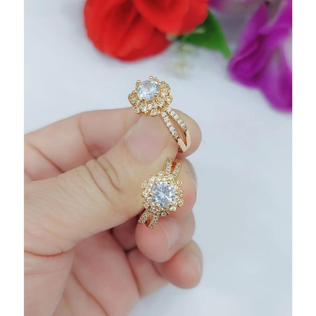 Cincin Xuping Permata Full Perhiasan Wanita R617 618 619