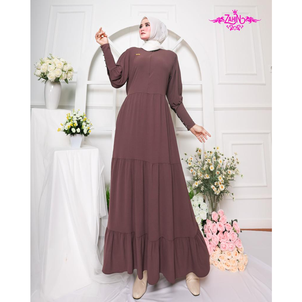 GAMIS POLOS HANITA ZAHIN DAN REYSA SALUR CRINGKLE PREMIUM MODEL TERBARU VIRAL trendy wanita fashionable wear SIMPLE SYARI