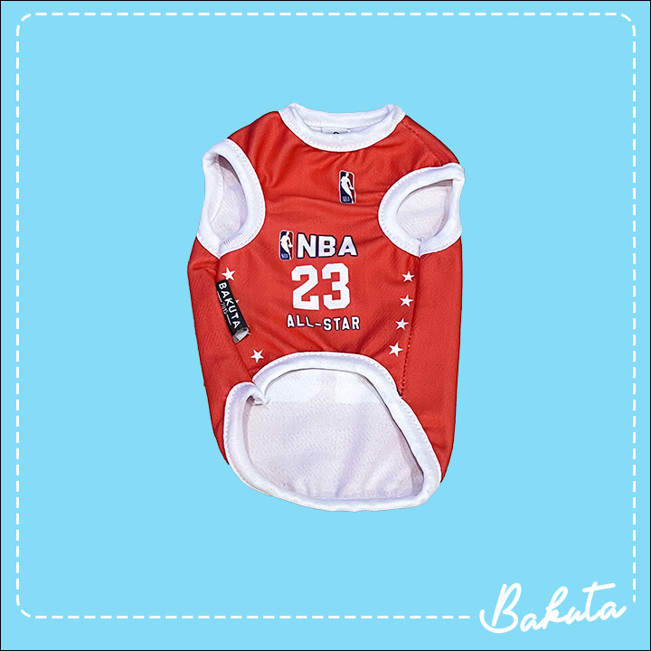 [𝗕𝗜𝗦𝗔 𝗖𝗢𝗦𝗧𝗨𝗠 𝗡𝗔𝗠𝗔] Baju Kucing Tank Edisi New Jersey Basket Tank Lucu Untuk Kucing dan anjing / Baju Kucing Termurah Size XS-XXL / Baju Kucing Tangerang!