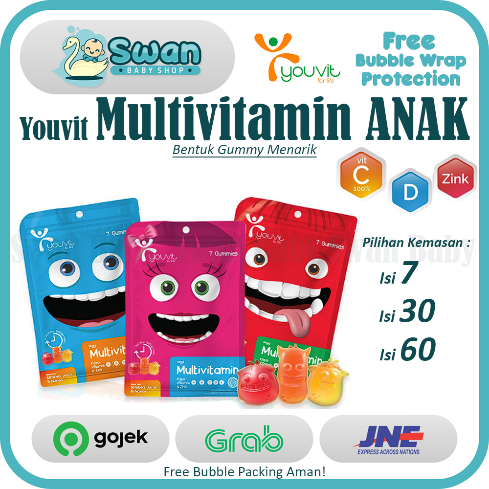 YOUVIT Multivitamin Anak 7 Day / 30 Day / 60 Day / Vitamin Anak
