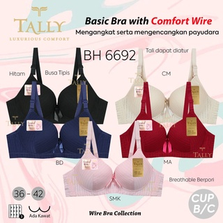 Bh Bra Tally 2089 , 6692 (Cup B-C) Tekstur Motif Pakai Kawat |fyjp