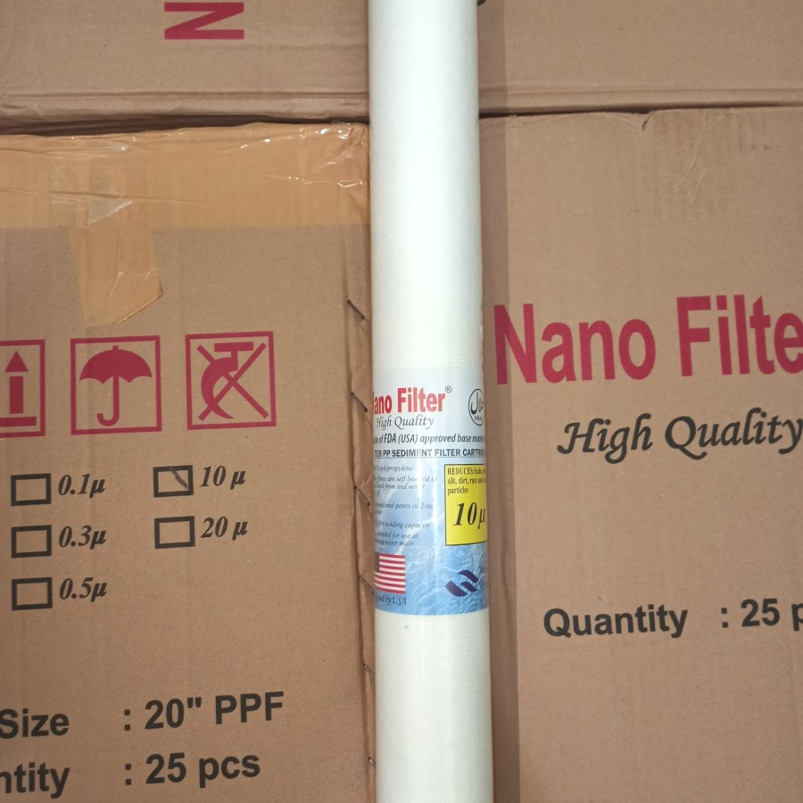 Cartridge Filter Air Nano 20 " / Water Filter Nano 20 " 10 Mikron