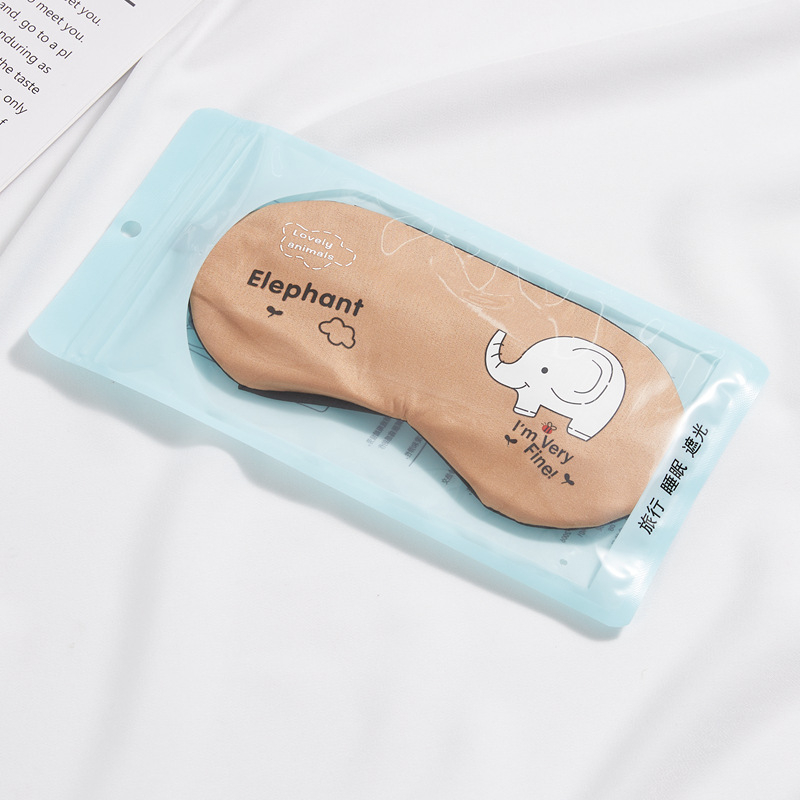 Penutup Mata tidur eye cover mask kacamata anak motif hewan binatang kartun Simple cartoon Untuk Tidur Gel Biru Dingin lucu masker mata sleeping mask