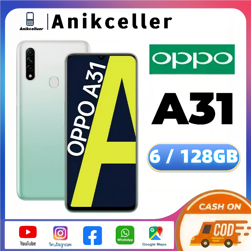 HP OPPO A31 ram 6/128GB Android smartphone LCD 6.5inch