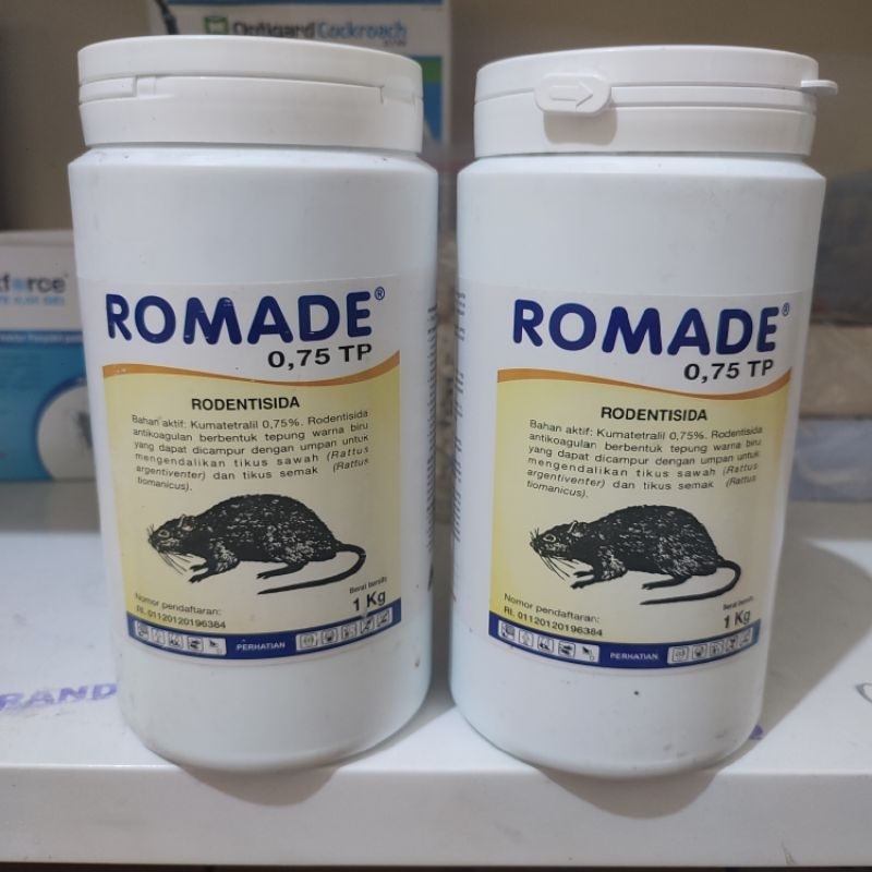 ROMADE 0.75 TP / UMPAN BUBUK BASMI TIKUS SECARA MASSAL 1 KG