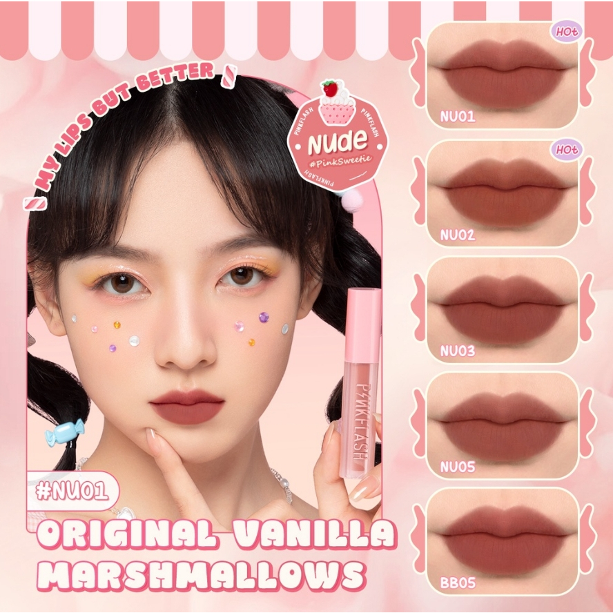 Pinkflash Velvet Airy Matte Mousse Lip Tint