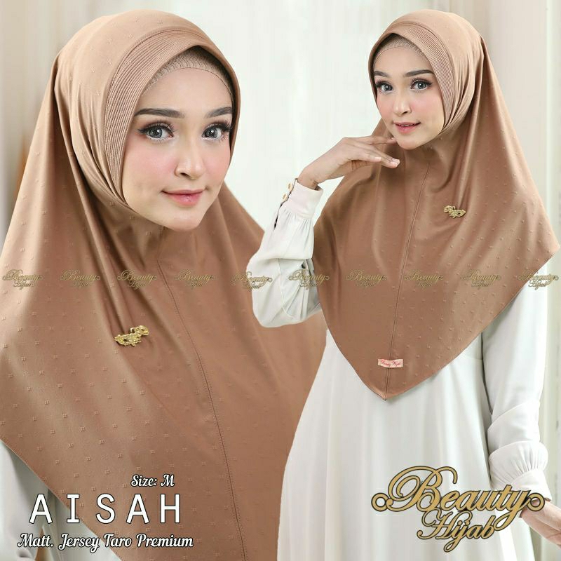 bergo aisyah/hijab bergo aisyah/jilbab aisyah AISYAH M JERSY TARO