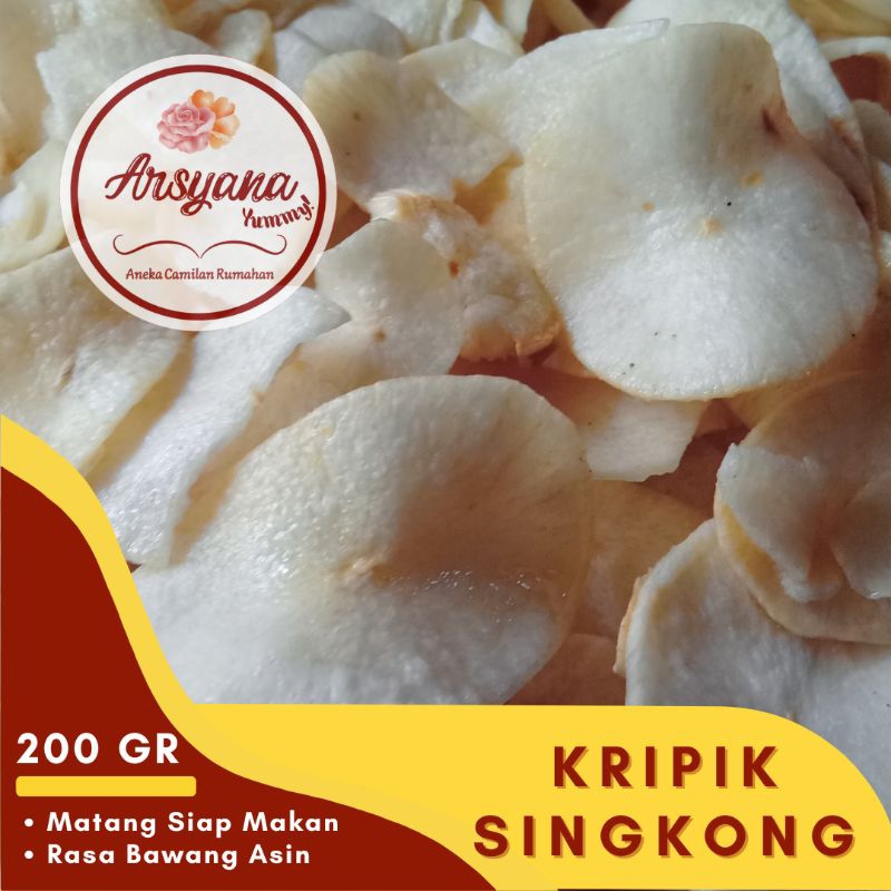 

KRIPIK SINGKONG RASA BAWANG SIAP MAKAN 200GR