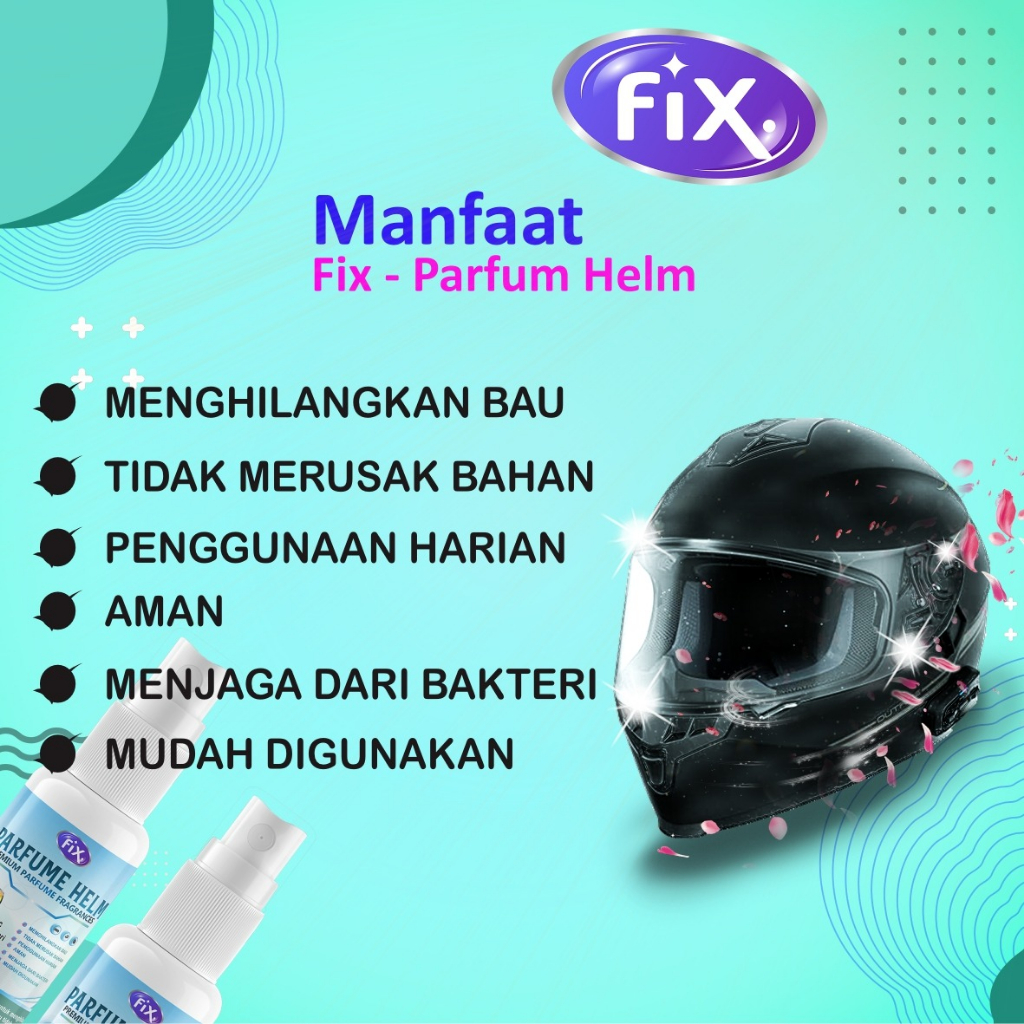 Fix Parfum Helm Penghilang Bau dan Anti Bakteri