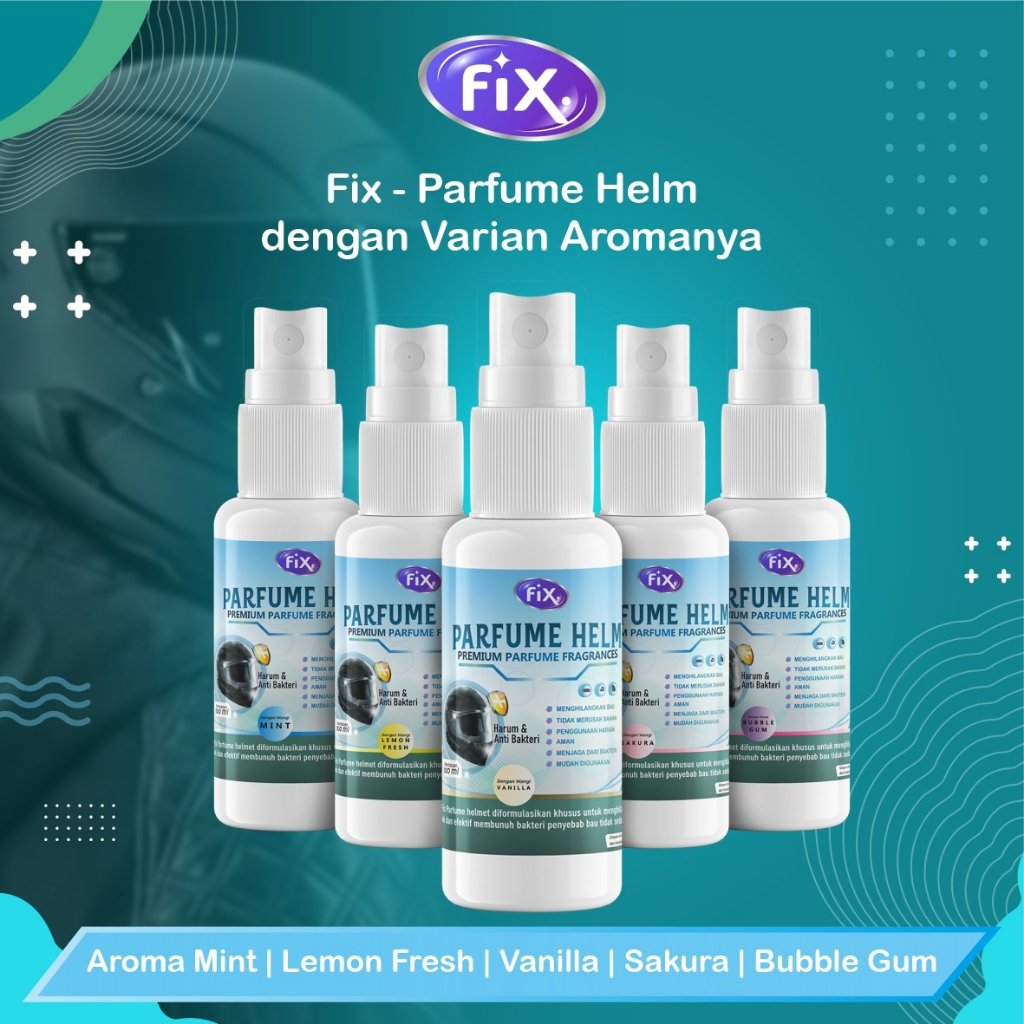 Fix Parfum Helm Penghilang Bau dan Anti Bakteri