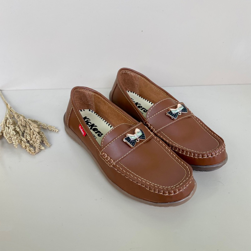 Sepatu Slip On Flat Selop Casual Santai Wanita-Sepatu Wanita Flat Dinas Kerja Sekolah Kuliah Formal