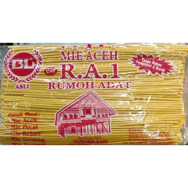 

Mie lidi Aceh 500 gram