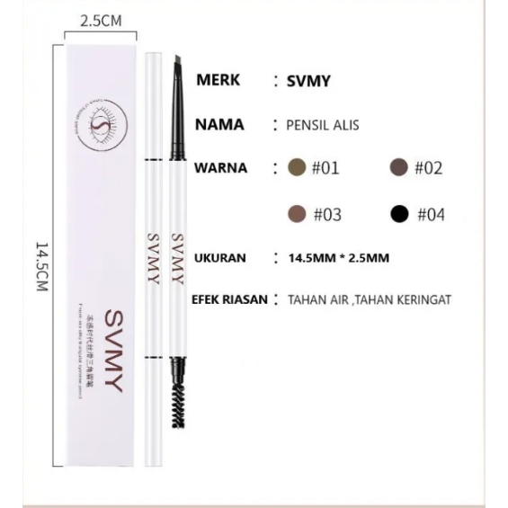 Lameila Lamailai LML863 EYEBROW PENSIL ALIS TAHAN LAMA DAN TAHAN AIR LOVE