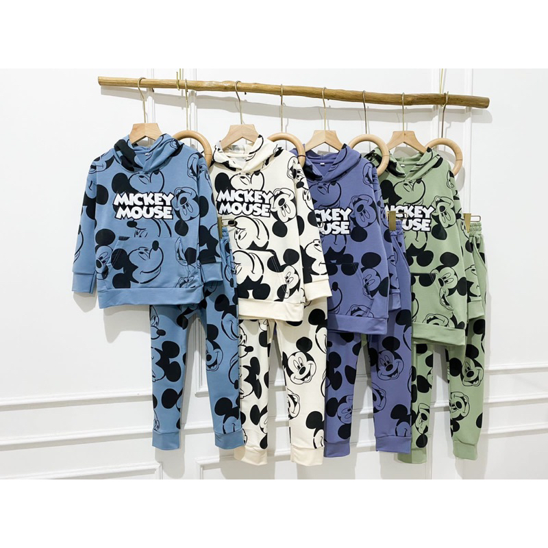 RACHIDKIDS / SETELAN SWEATER ANAK UNISEX / SETELAN MICKEY MOUSE ANAK / BAJU MICKEY MOUSE ANAK