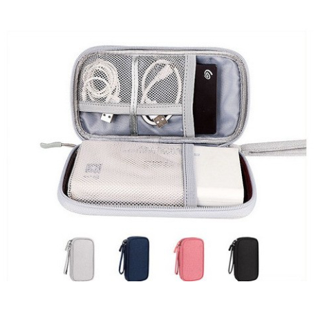 Pouch Power Bank Gadget Softcase Tas Gadget Travel Organizer