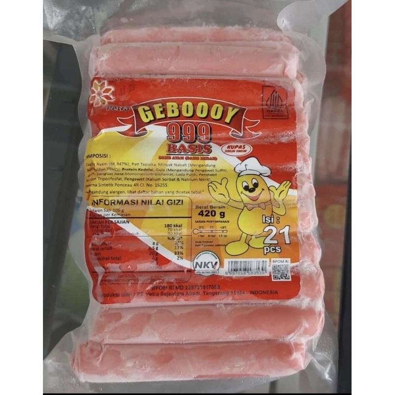 

Geboooy sosis 420gr