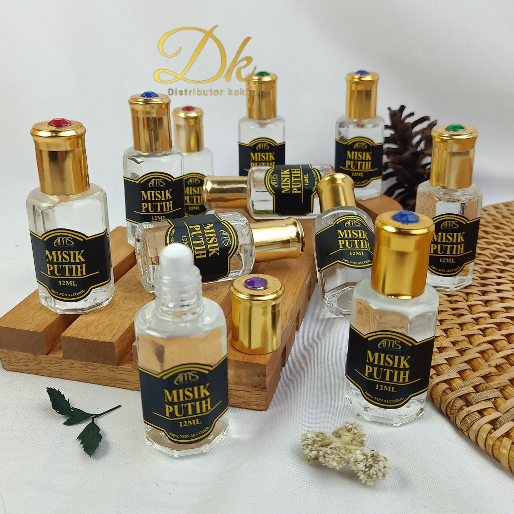 PARFUM SHALAT MISIK PUTIH 12 ML FULL BIANG ORIGINAL 100% BIBIT MURNI PARFUM SHALAT