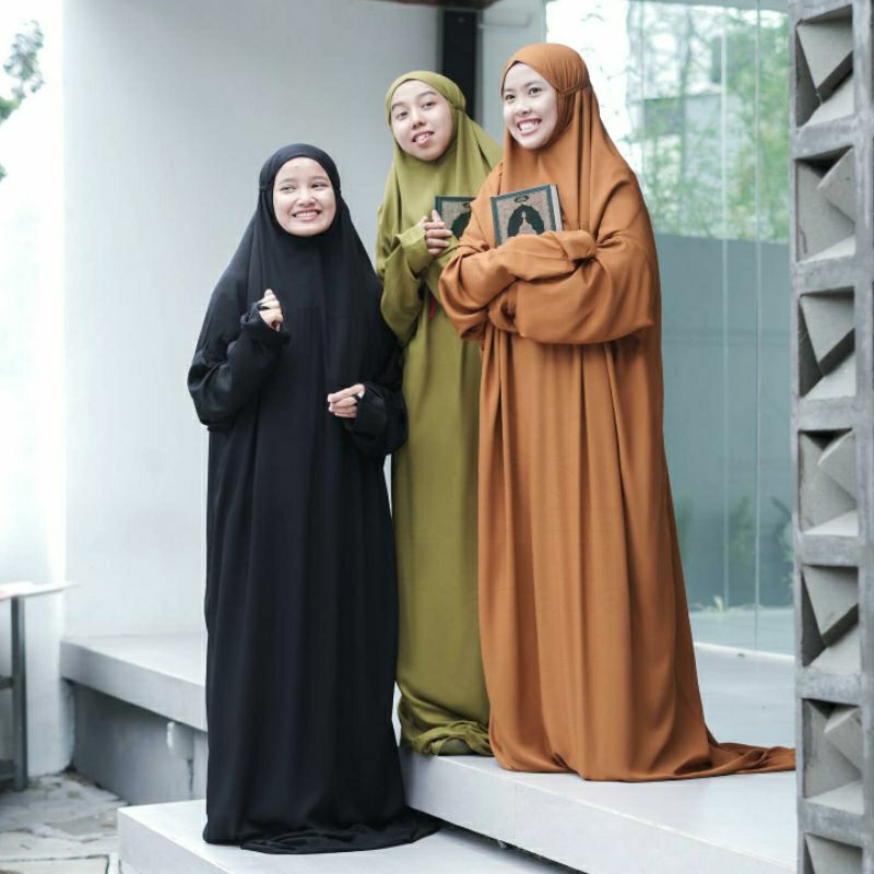 Mukena Ramallah / Mukena Alila / Hijab Alila / Mukena Terusan Original