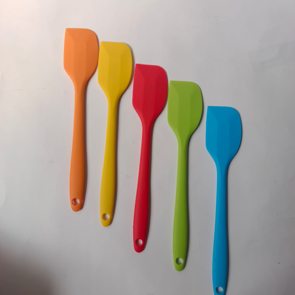 Spatula Silikon food grade tahan panas anti lengket 21cm