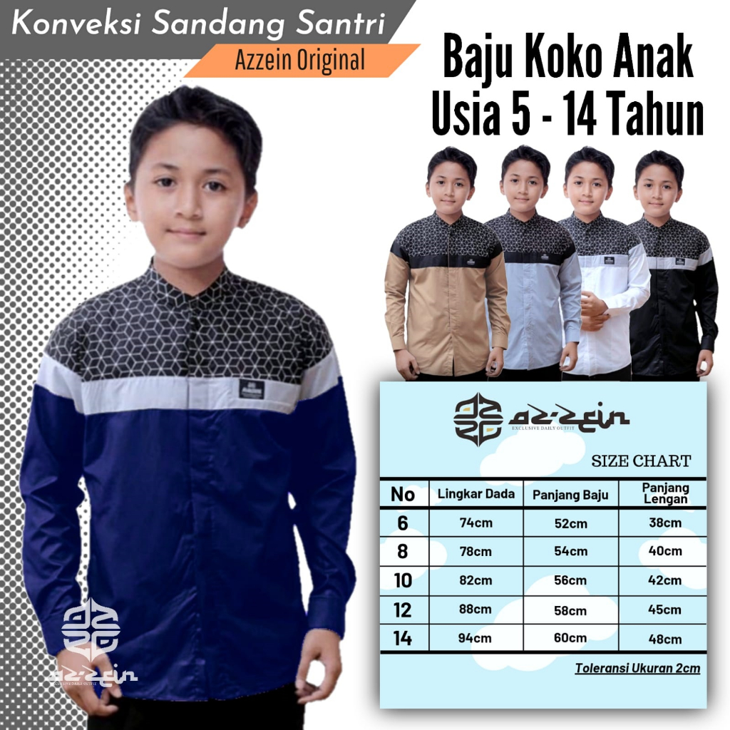 Atasan Muslim Anak Laki Laki Baju Muslim Anak Laki Laki Baju Koko Anak Usia 4 Sampai 15 Tahun Baju Koko Anak Laki Laki Baju Koko Anak Lengan Panjang Koko Putih Anak Laki Laki Baju Koko Anak Premium Kemeja Koko Anak Laki Laki Baju Koko Anak Murah Bisa COD