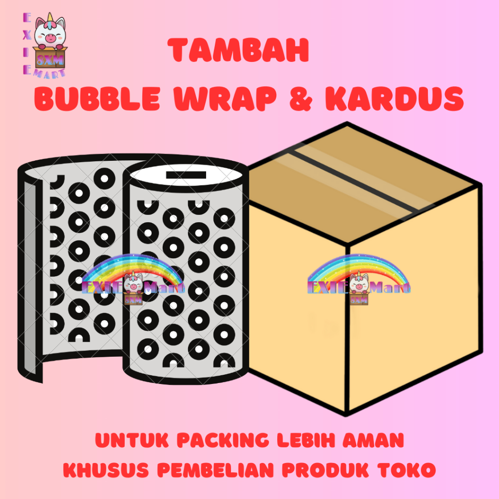 

EXTRA / TAMBAHAN BUBBLE WRAP & KARDUS PACKING UNTUK PAKET LEBIH AMAN