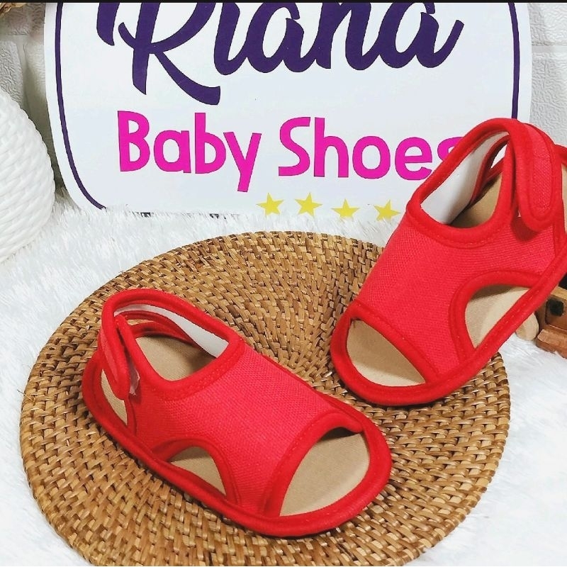 (RS40) Sandal bayi Prewalker Kokop terbaru usia 0-12 Bulan