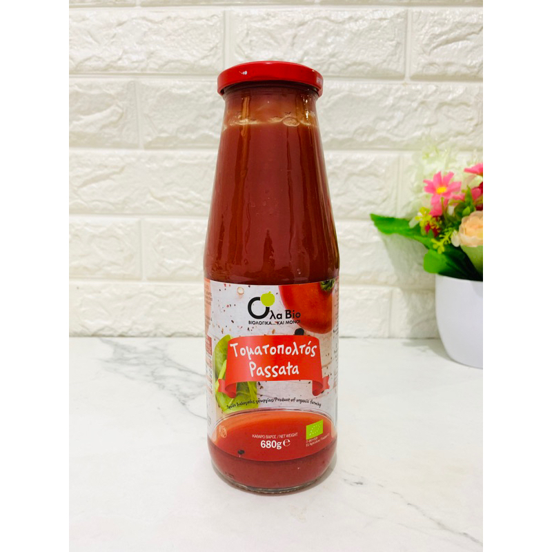 

Organic Tomato Passata OLA ΒΙΟ 680gr
