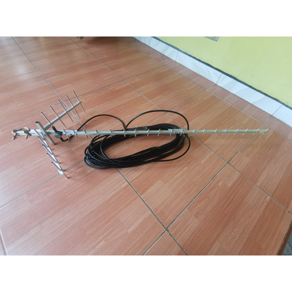 Antena Sinyal Perkuat Modem Mifi Hp Smartphone Router Wifi Yagi 21 El - Antena Yagi Grid 1800 - 2300