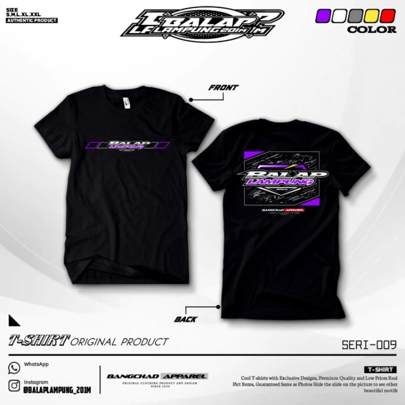 Kaos Balap Lampung 201m seri 009 Original Design