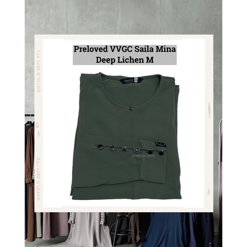 Preloved Saila VVGC Aljenna Mina Deep Lichen M